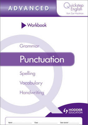 Quickstep English Workbook Punctuation Advanced Stage by Sue Hackman image