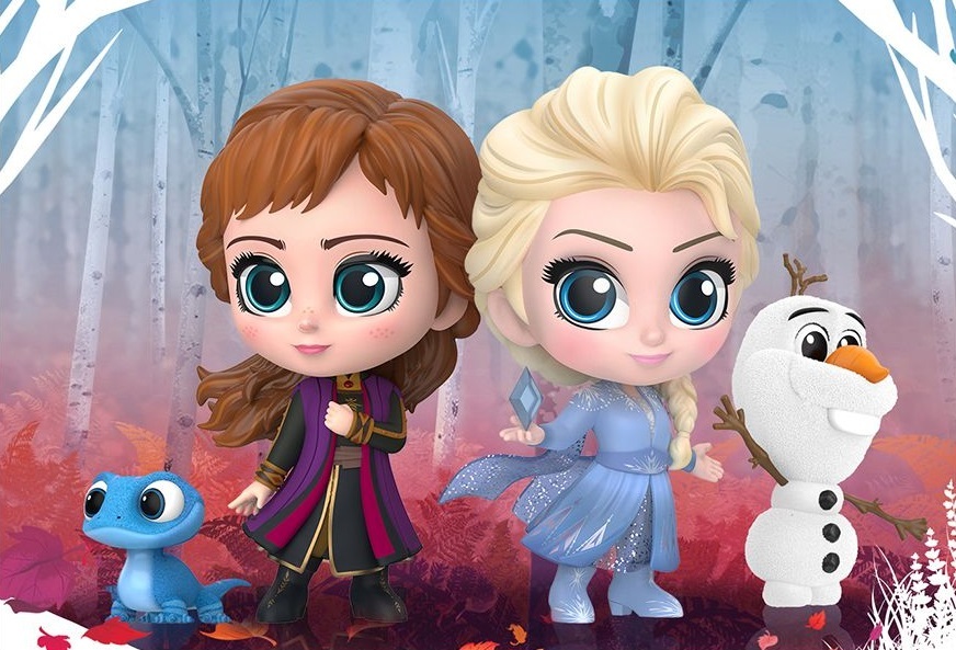 Frozen II - Elsa, Anna, Olaf & Salamander Cosbaby Set image