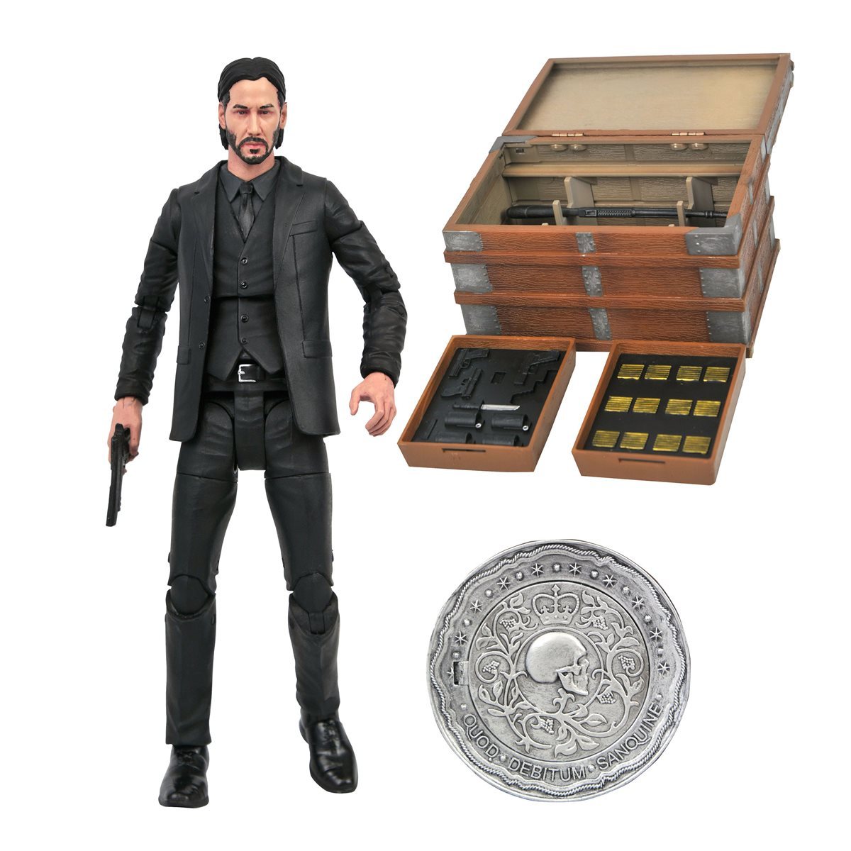 John Wick 7" Deluxe Action Figure Set at Mighty Ape NZ