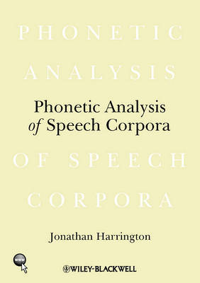 Phonetic Analysis of Speech Corpora by Jonathan Harrington image