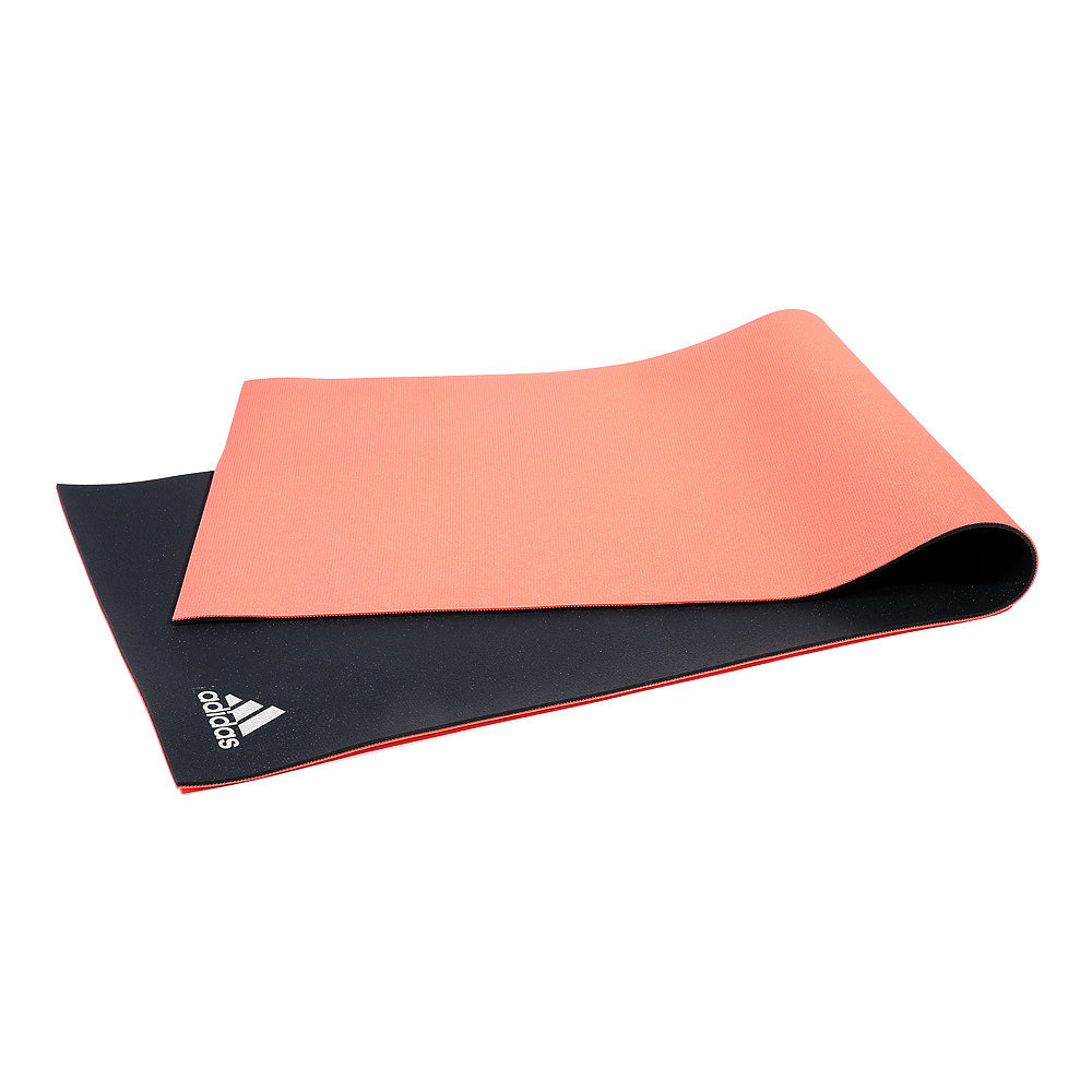 Adidas 6mm Double Sided Yoga Mat - Red/Dark Grey