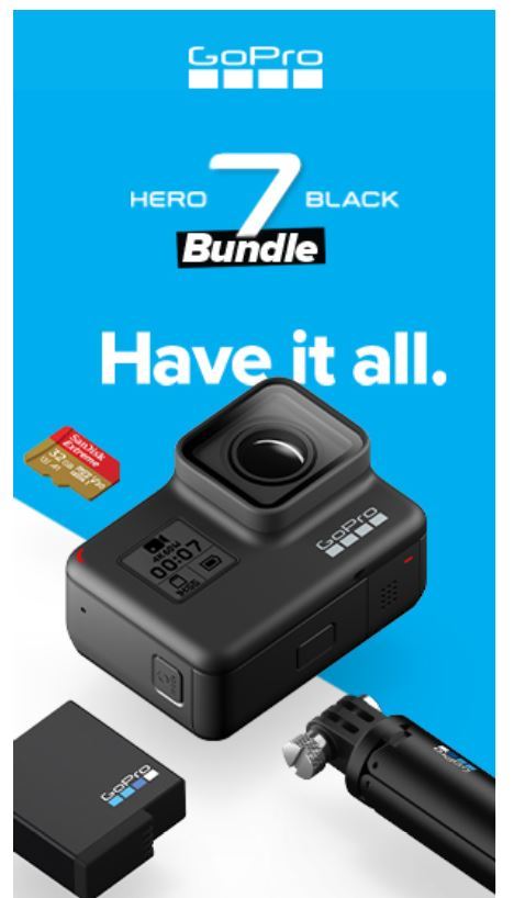 GoPro Hero7 Black - Holiday Bundle image