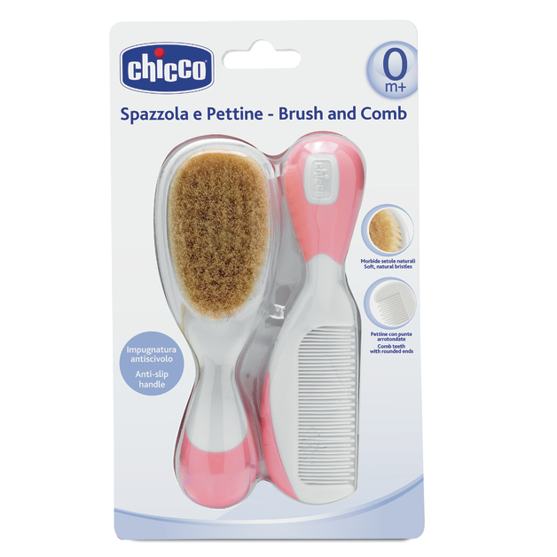 Buy Chicco: Brush and Comb - Pink at Mighty Ape NZ
