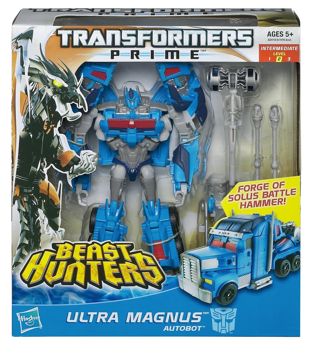 Transformers Prime Beast Hunters Voyager Ultra Magnus Autobot Toy