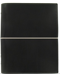 Filofax A5 Organiser Domino Black