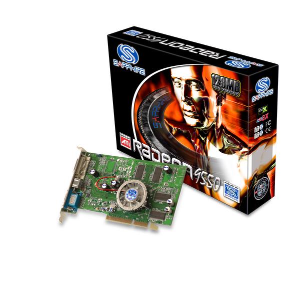 Sapphire Radeon Video Card 9550 128MB AGP image