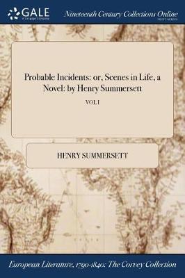 Probable Incidents by Henry Summersett image