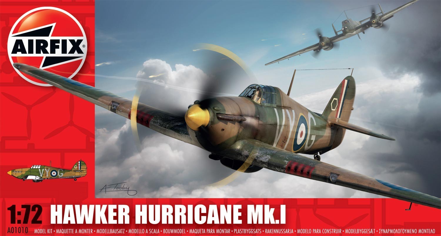 Airfix Hawker Hurricane Mk.I 1:72 Model Kit image