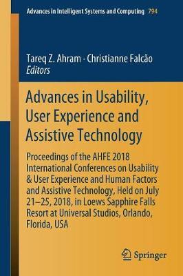Advances in Usability, User Experience and Assistive Technology image