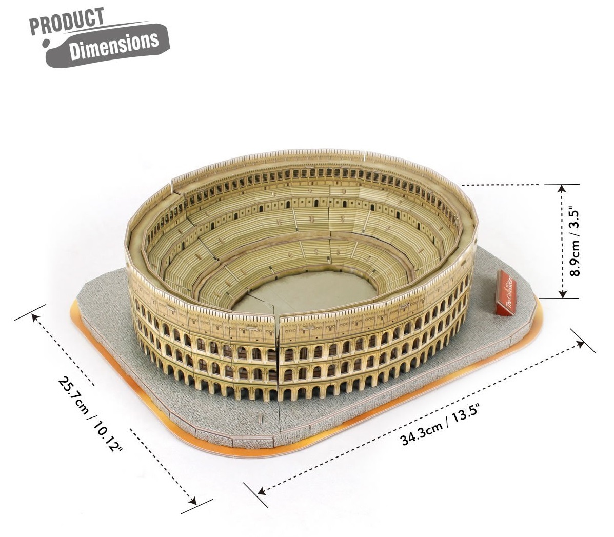 Cubic Fun: National Geographic 3D Model Puzzle - The Colosseum (Rome) image