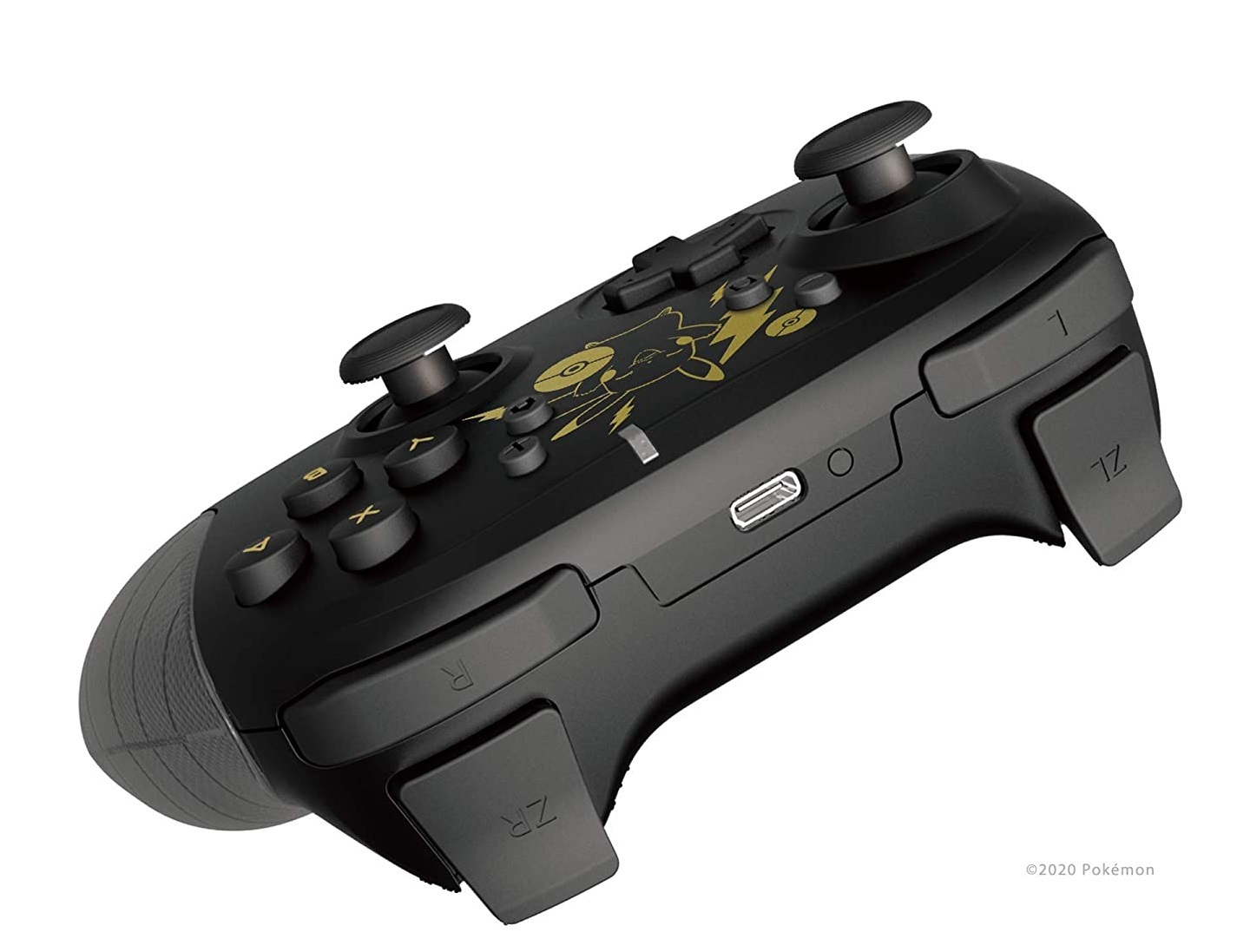 Switch Wireless HORIPAD (Pikachu Black & Gold) by Hori for Switch image