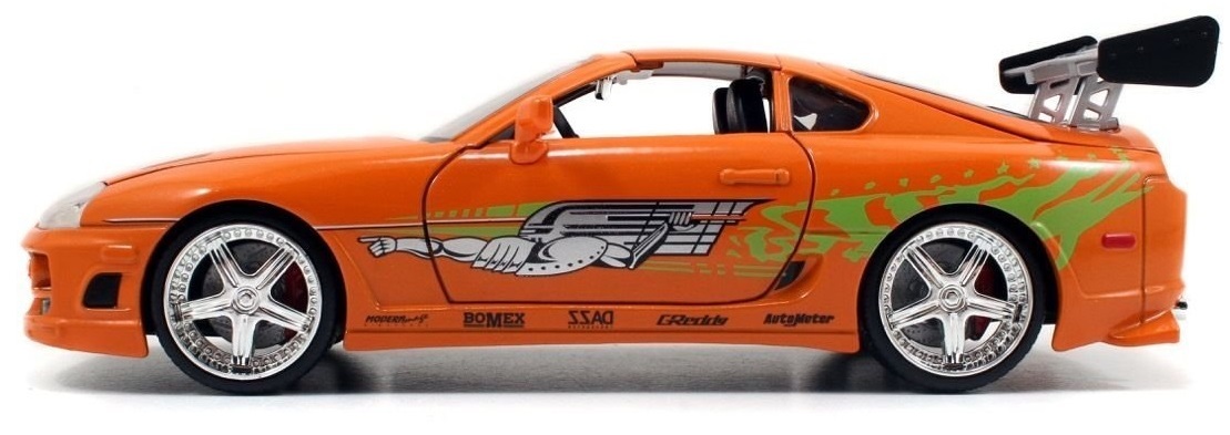 Jada: 1/24 Brian's Toyota Supra (Orange) - Diecast Model