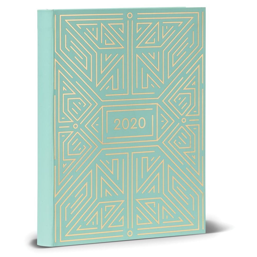 2020 High Note Mint Geometric in Gold 18-Month Weekly Planner