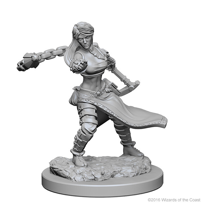 D&D Nolzur's Marvelous: Unpainted Minis - Human Female Monk