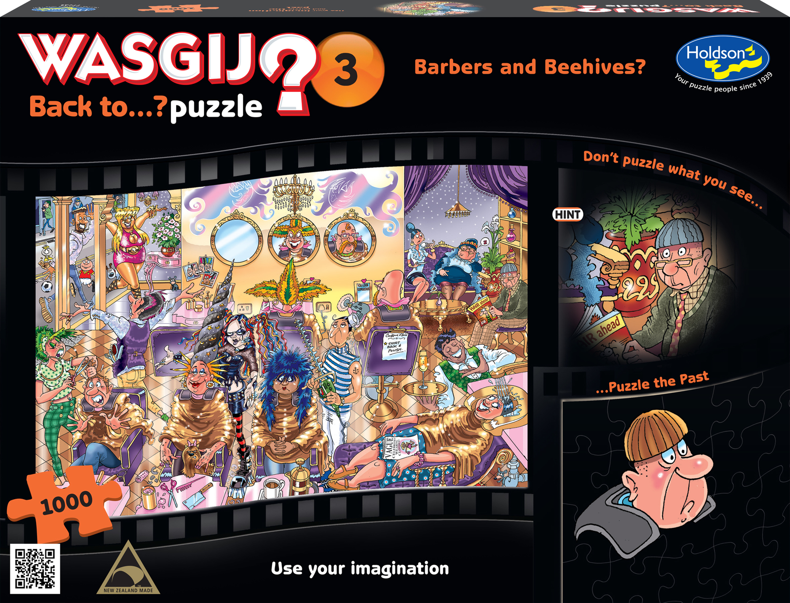 Wasgij: 1000 Piece Puzzle - Back To... (Barbers & Beehives) image