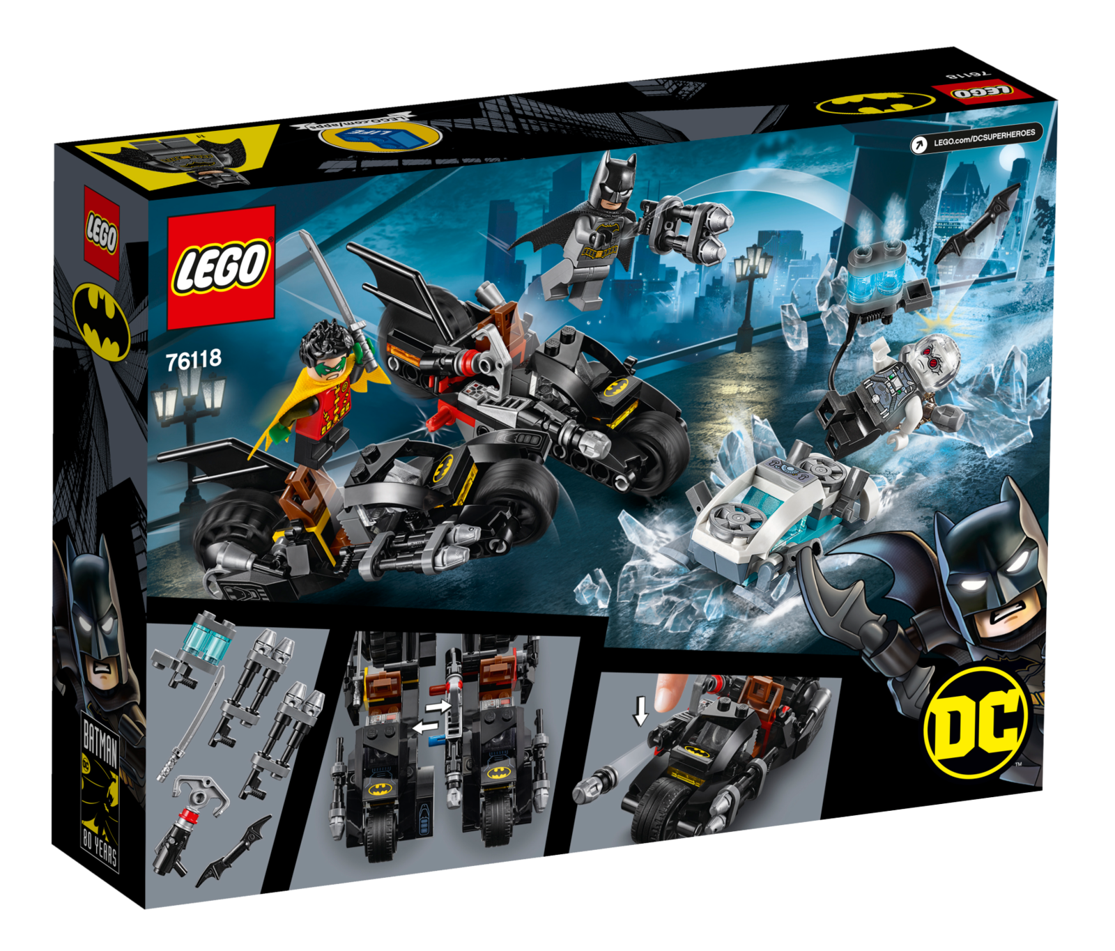 LEGO Super Heroes: Mr. Freeze Batcycle Battle (76118) image