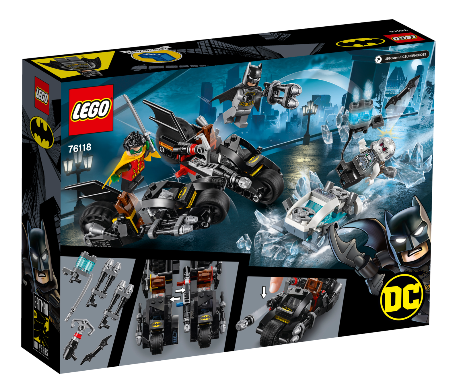 LEGO Super Heroes: Mr. Freeze Batcycle Battle image