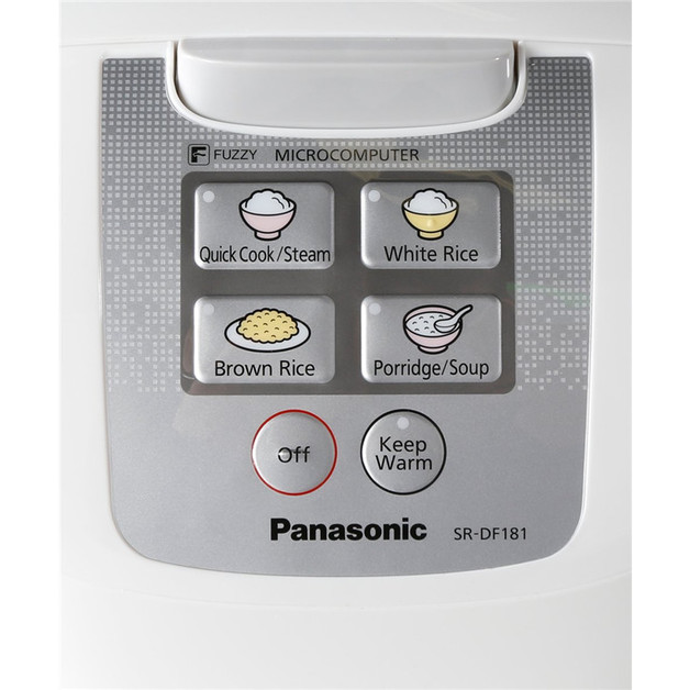 Panasonic SRDF181WST Rice/Multi Cooker at Mighty Ape Australia
