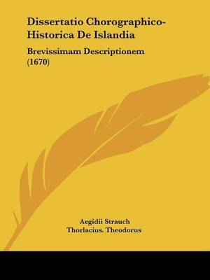 Dissertatio Chorographico-Historica De Islandia image