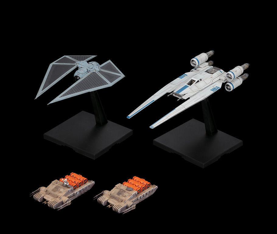 Star Wars: 1/144 U-Wing Fighter & TIE Striker - Model Kit