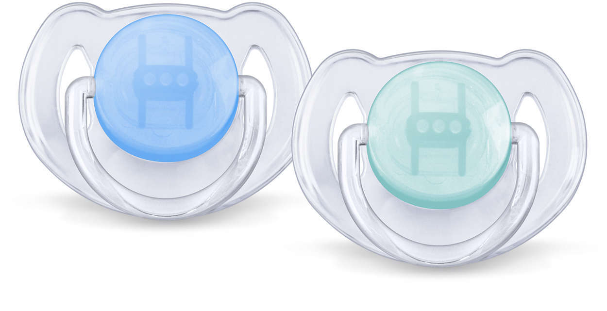 Philips Avent 6m+ Translucent Soother (2 Pack) image