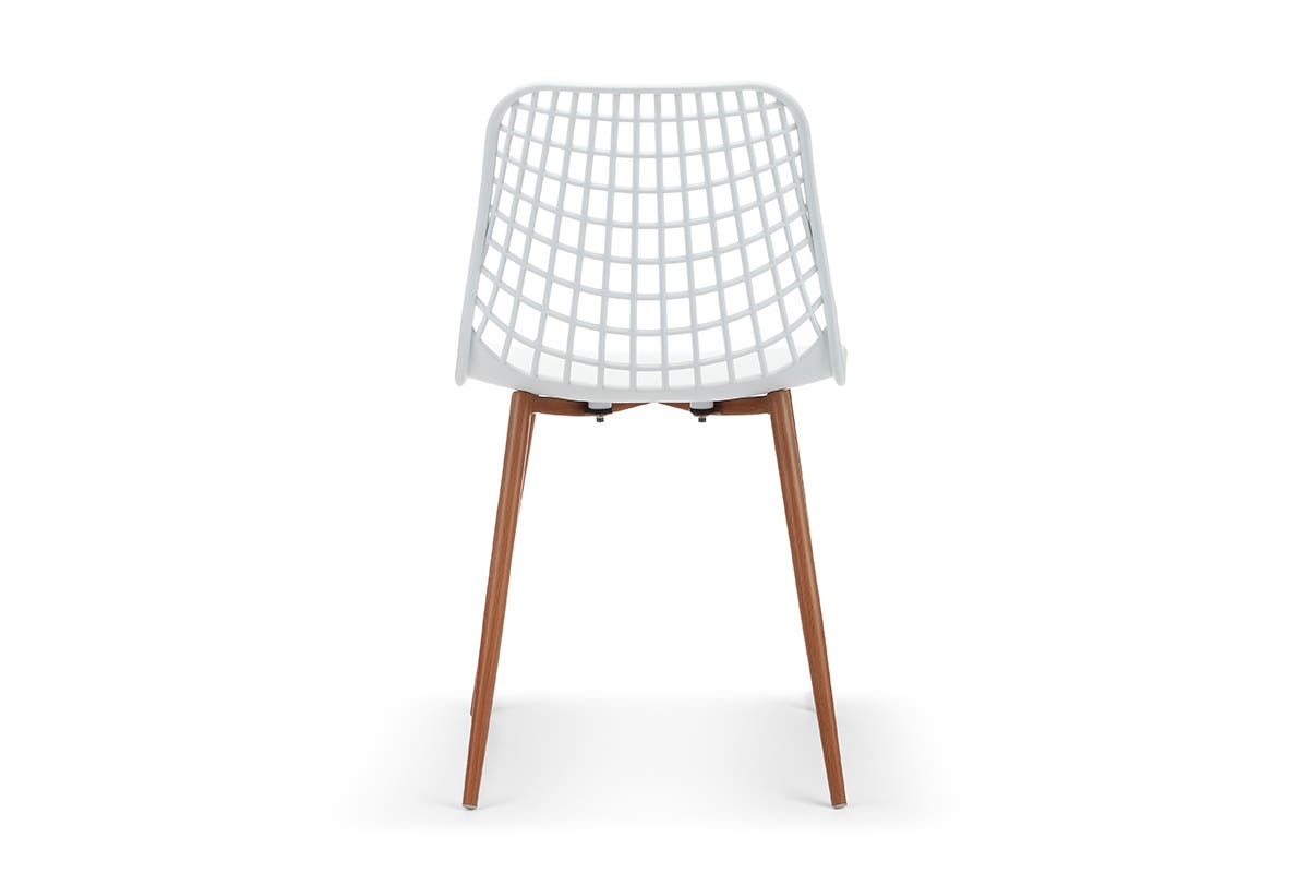 Buy Ovela Leerdam Dining Chairs White (Set of 2) at Mighty Ape NZ