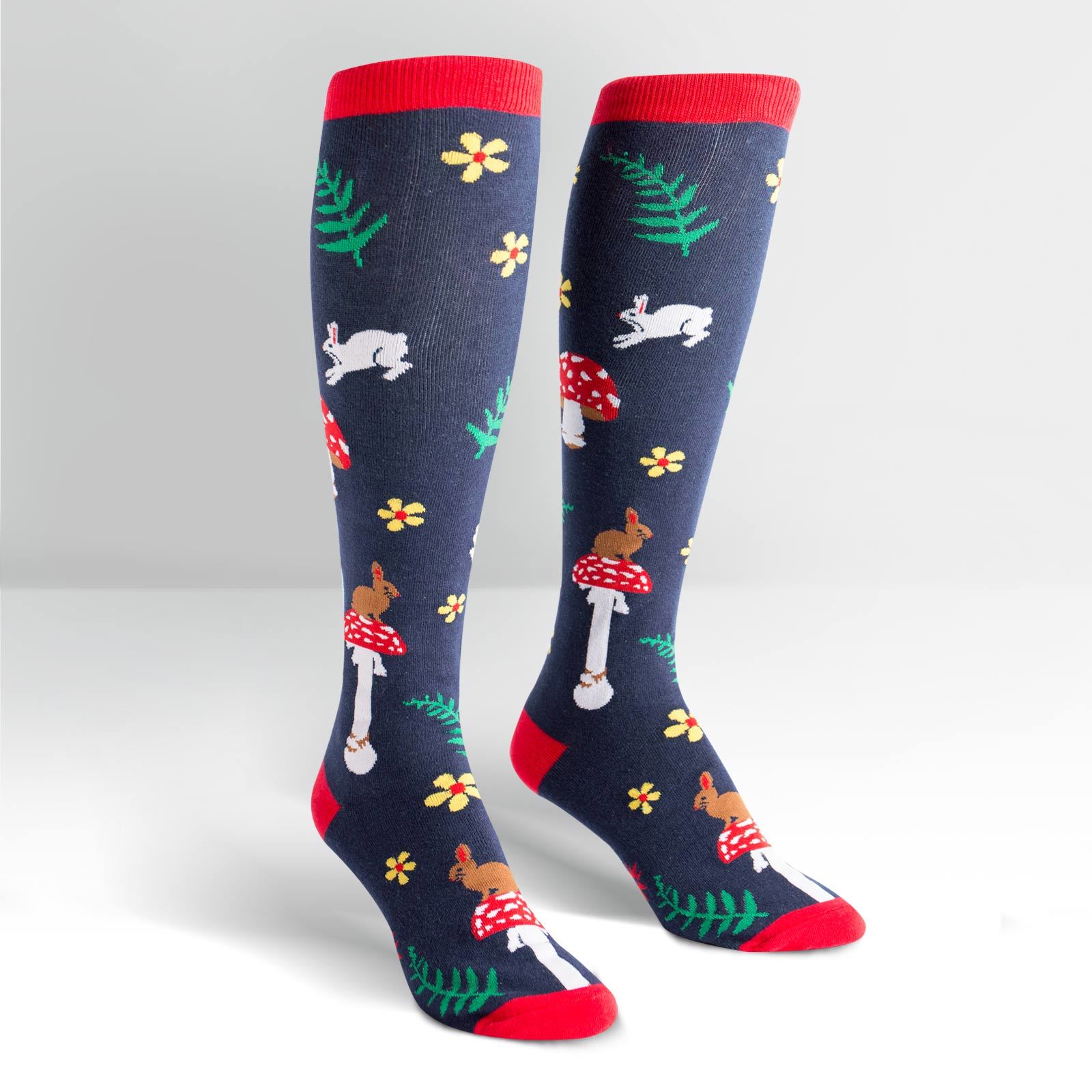 Wonderland Knee High Socks Women's at Mighty Ape NZ