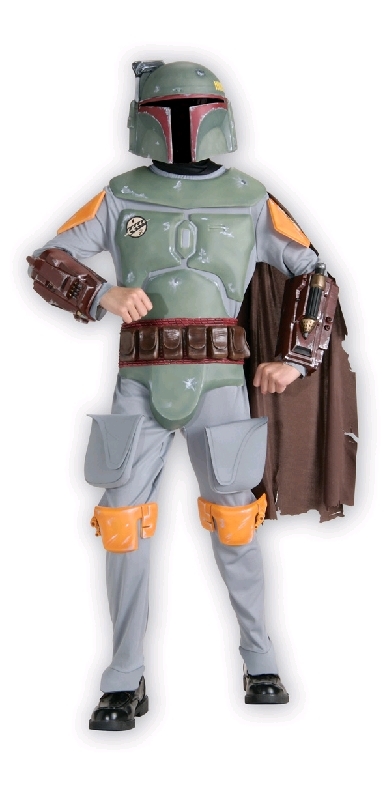 Star Wars: Boba Fett Deluxe Costume - Childrens Size Medium image