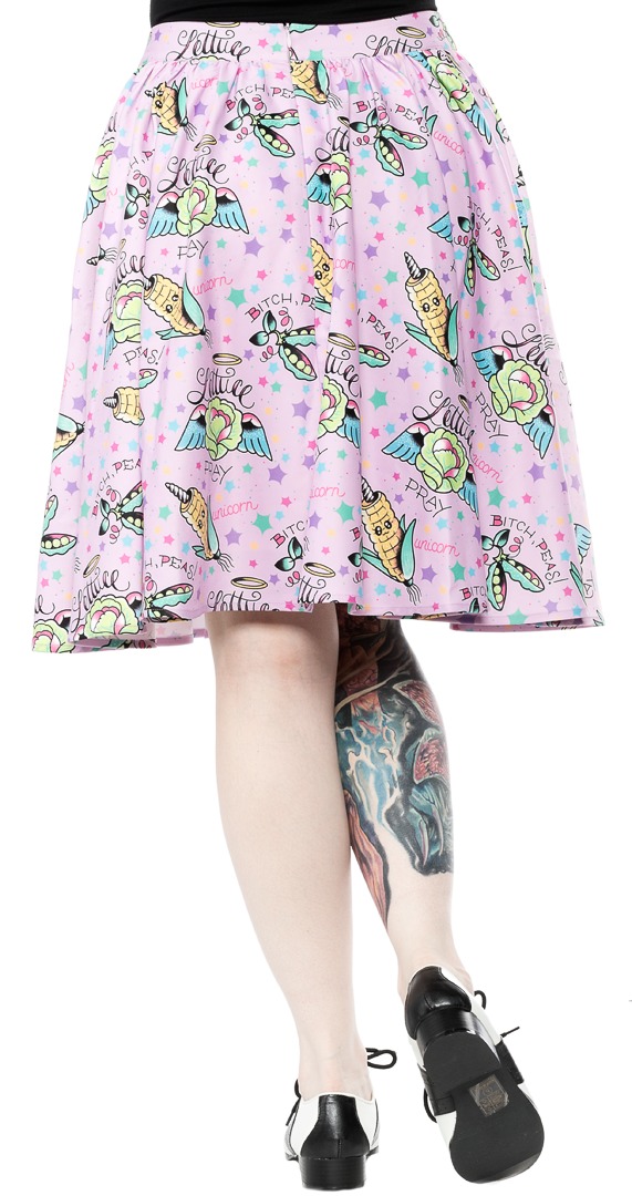 Sourpuss Pun With Food Sweets Skirt image