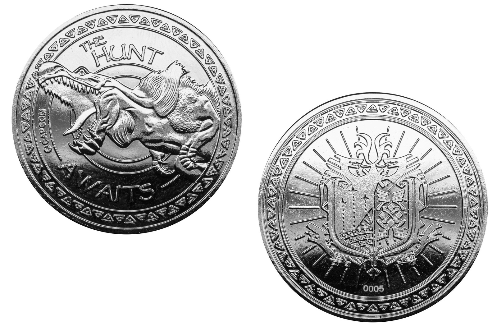 Monster Hunter: Collectible Coin - The Hunt Awaits (Silver Edition)