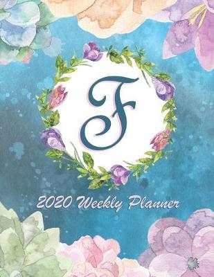 F - 2020 Weekly Planner by Dee's Monogram Notebooks image