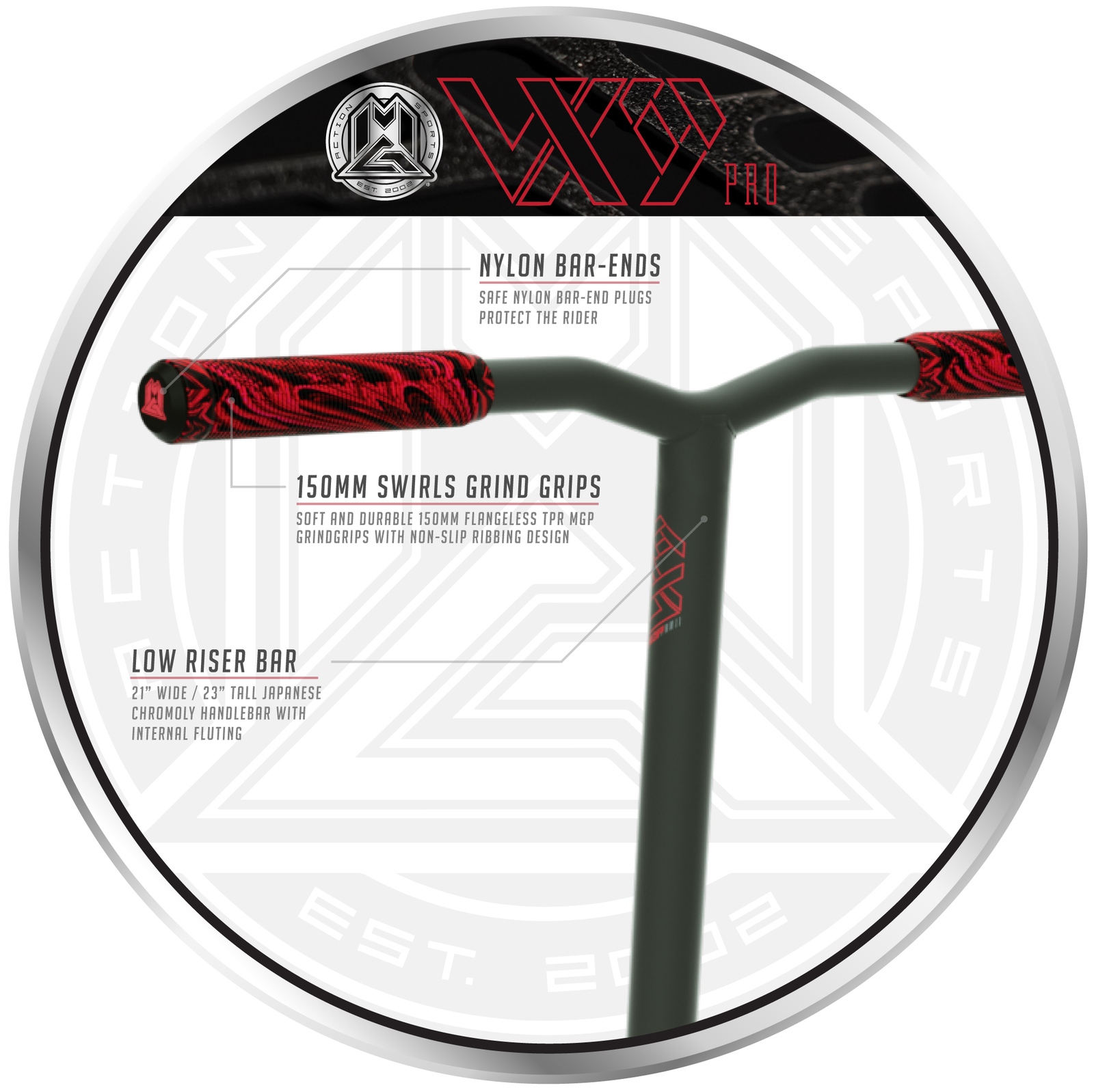 MADD Gear: VX9 Pro Scooter - Red/Black image