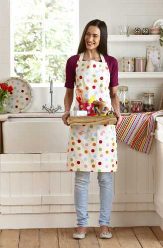 Spots Apron 100% cotton