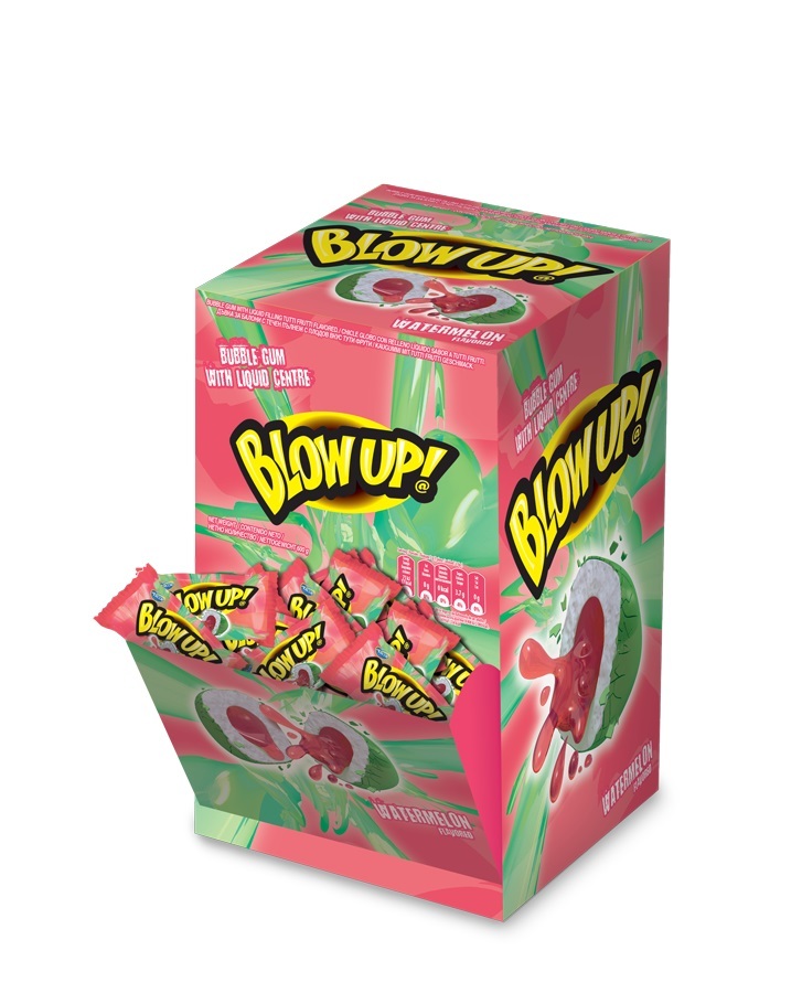 Blow Up! Liquid Filled Bubble Gum Watermelon (120 Pieces)