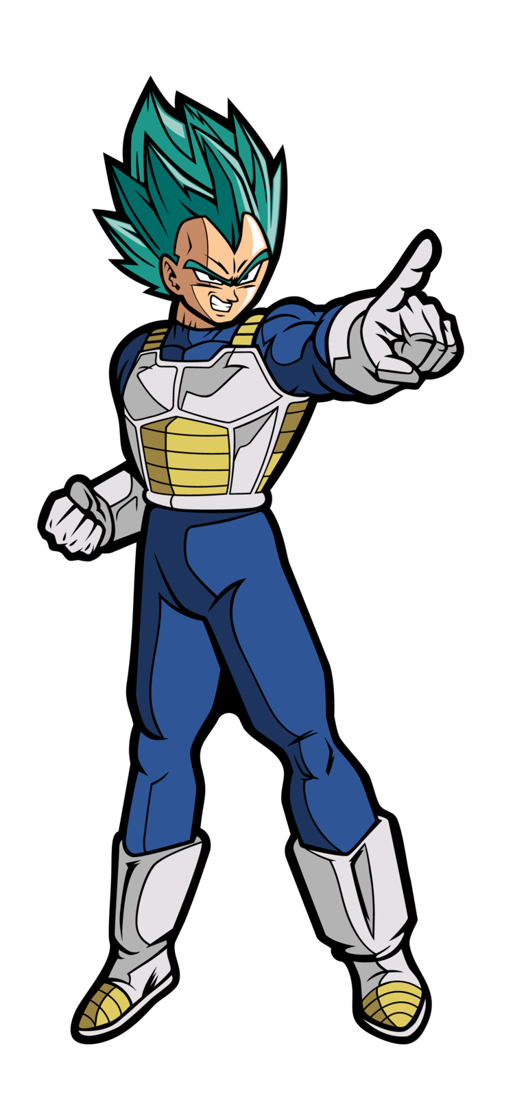 Dragon Ball Super: SSGSS Vegeta (#M2) - Mini-FiGPiN image