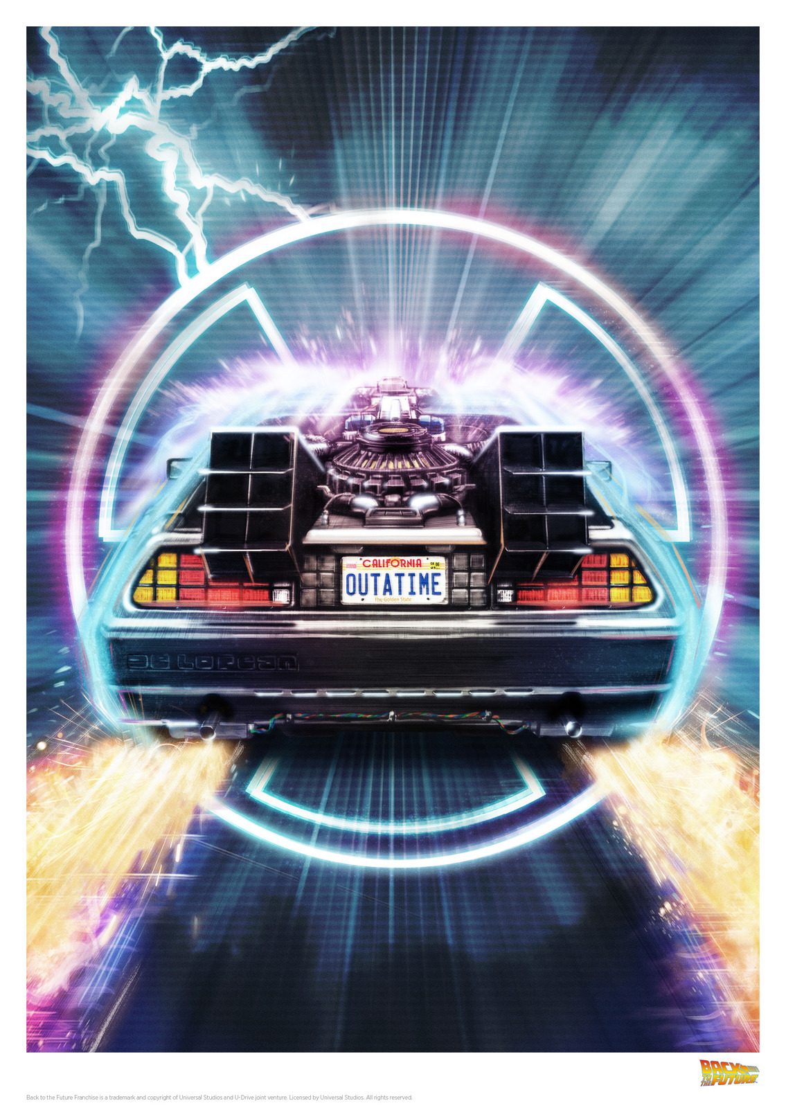 Back to the Future: Premium Art Print - Out-A-Time image