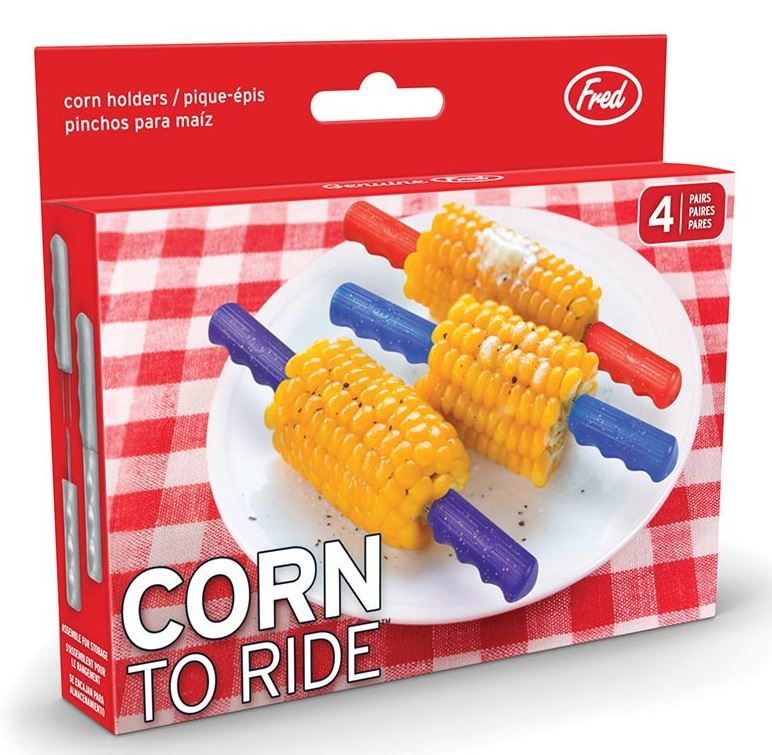 Corn To Ride Corn Holders (Set of 4) at Mighty Ape Australia