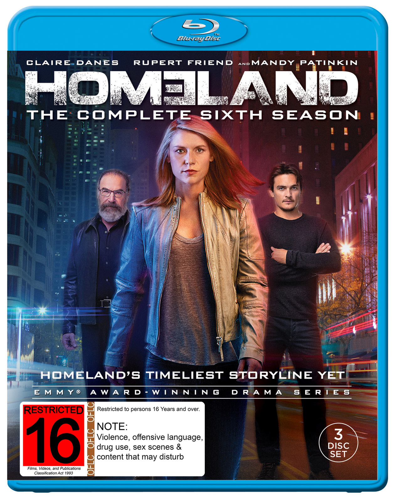 Homeland Season 6 Bluray Buy Now at Mighty Ape NZ