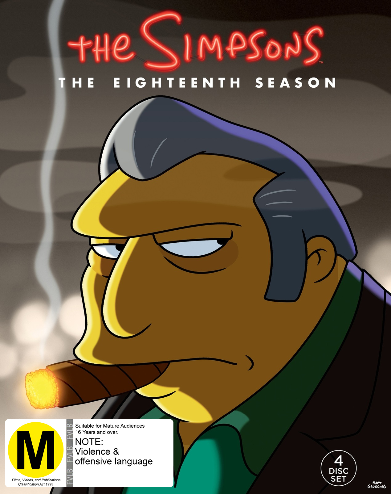 Simpsons - Season 18 (4 Disc Set) on DVD image