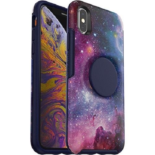 Otter + Pop: Symmetry for iPhone X/Xs - Blue Nebula image