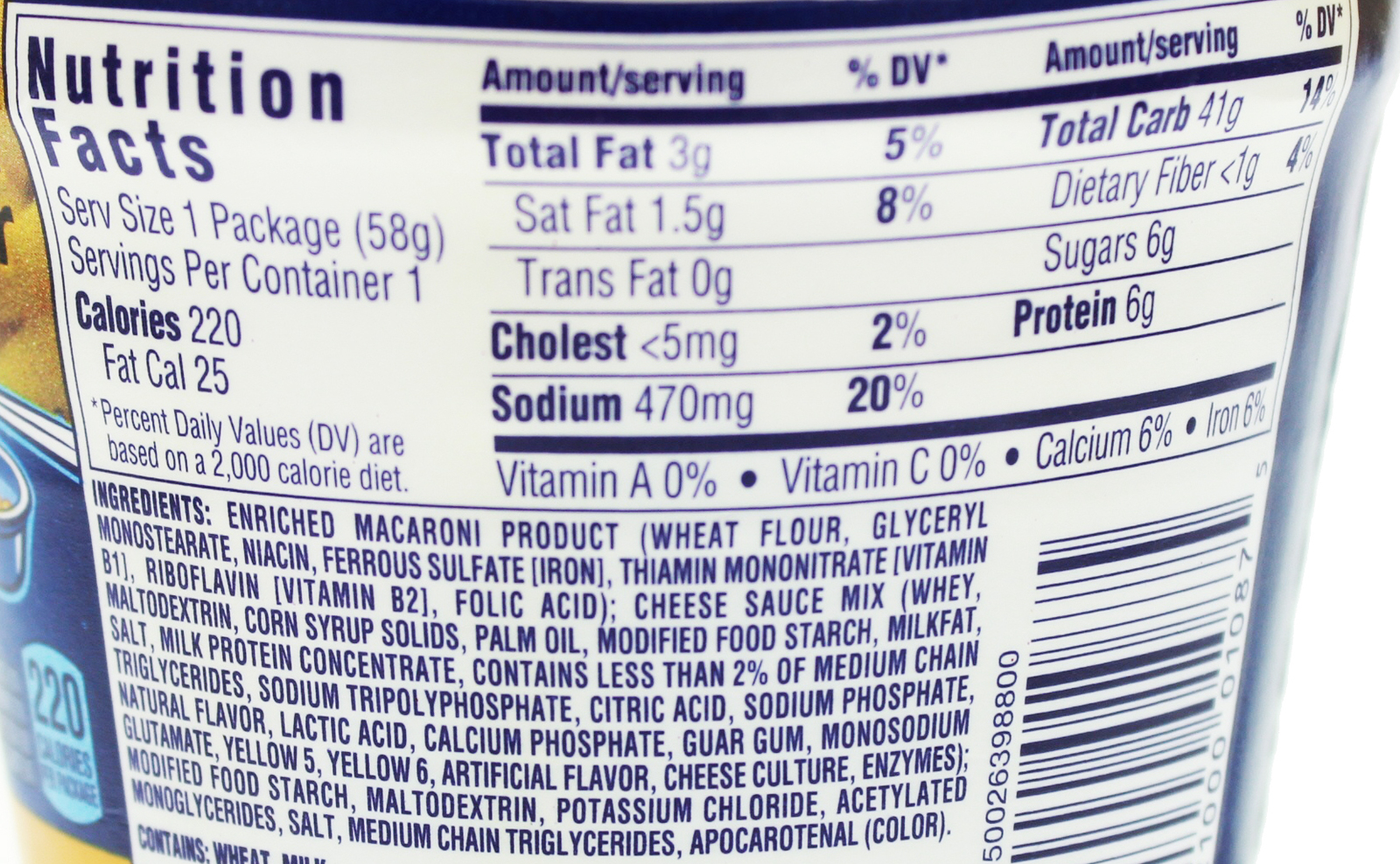 Kraft Mac and Cheese Original 58g at Mighty Ape NZ