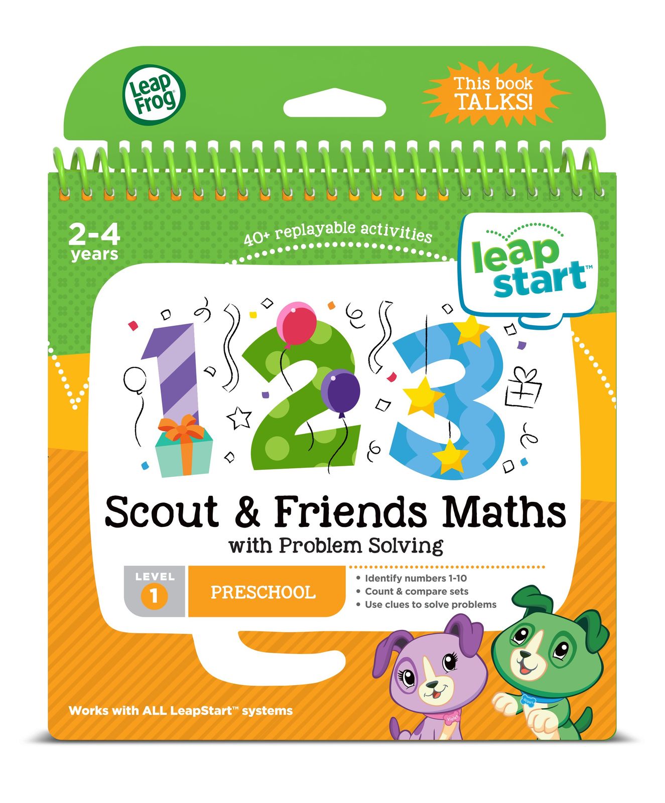 Leapstart: Scout & Friends Math - Activity Book (Level 1)