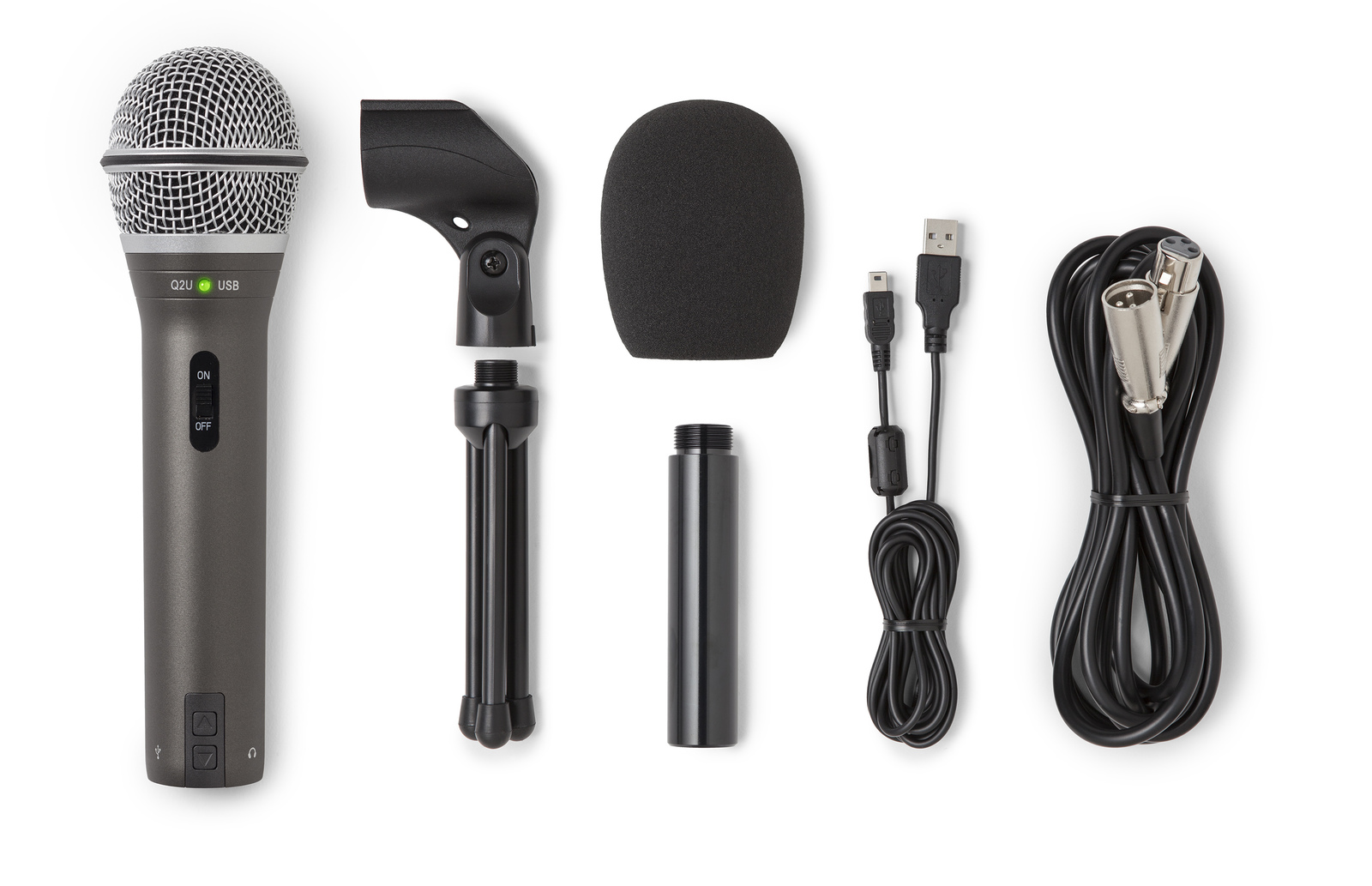 Samson: Q2U Recording and Podcasting Pack - USB/XLR Dynamic Microphone with Accessories for image