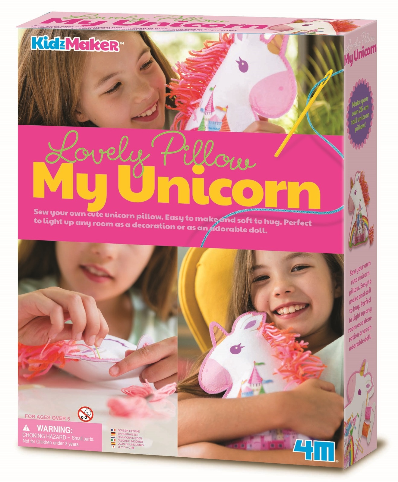 Buy 4M KidzMaker Lovely Pillow My Unicorn at Mighty Ape NZ
