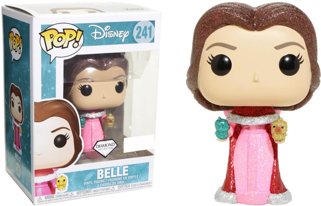 Beauty & the Beast (2017) - Belle with Birds (Diamond Glitter Ver.) Pop! Vinyl Figure