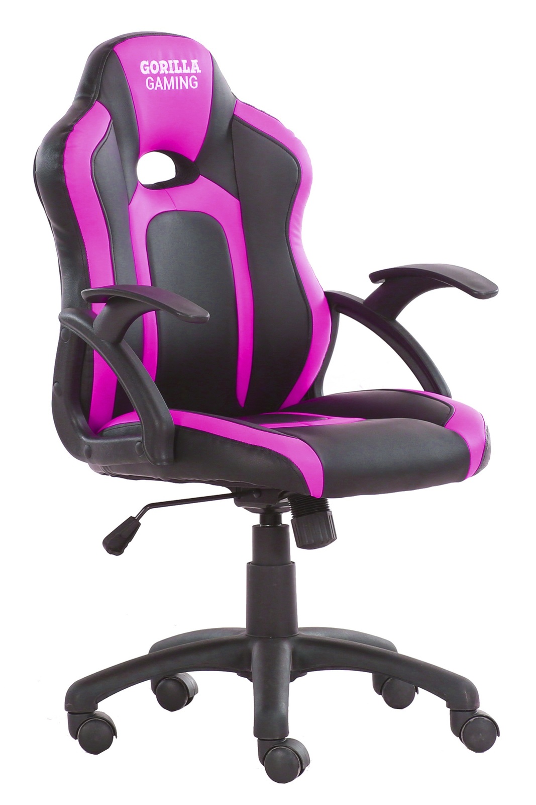 Gorilla Gaming Little Monkey Chair - Pink & Black for image