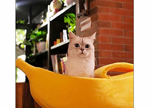 Purrnana Cute Banana Cat Bed (Large) image