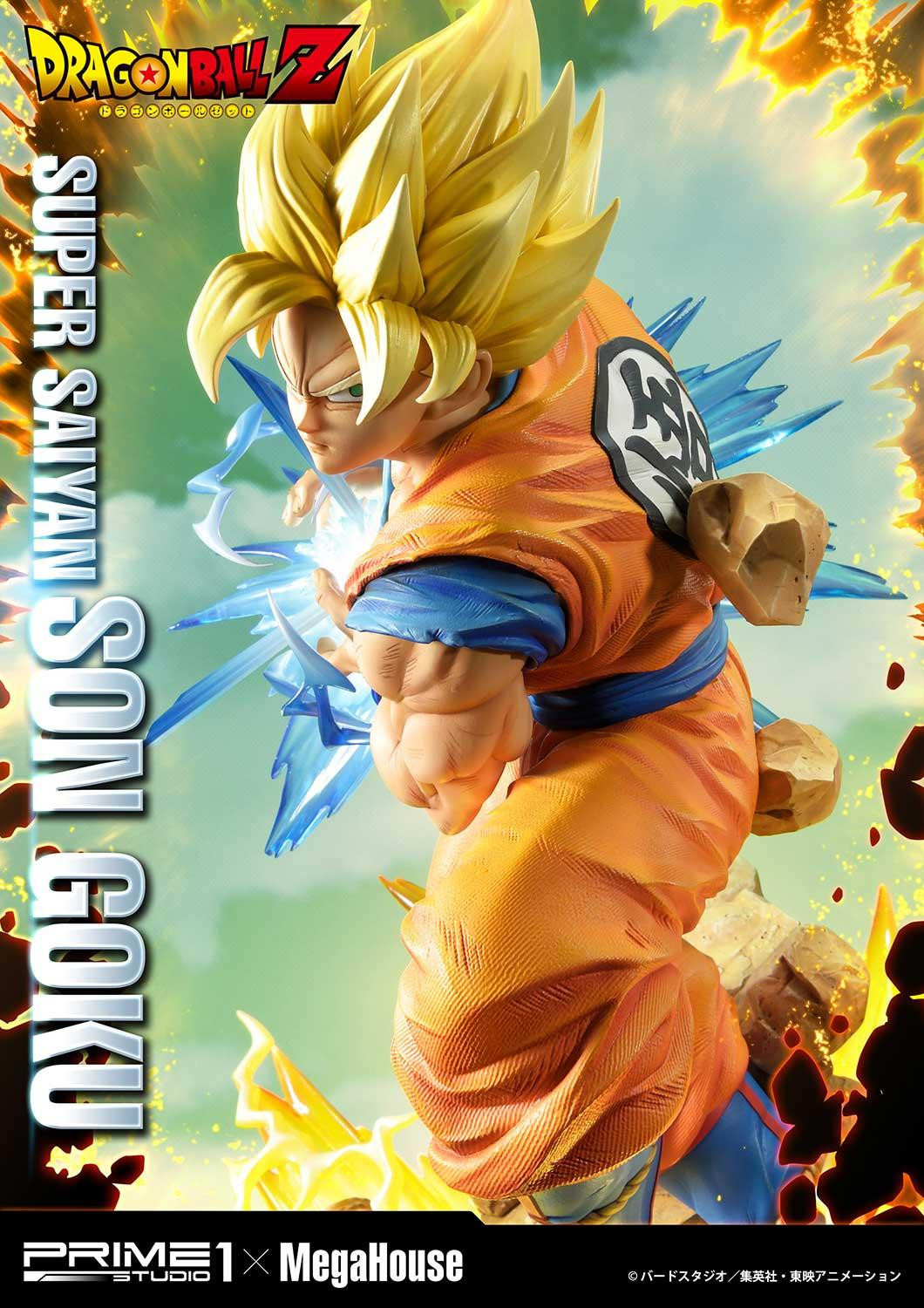 Super Saiyan Son Goku 25" Premium Statue at Mighty Ape NZ
