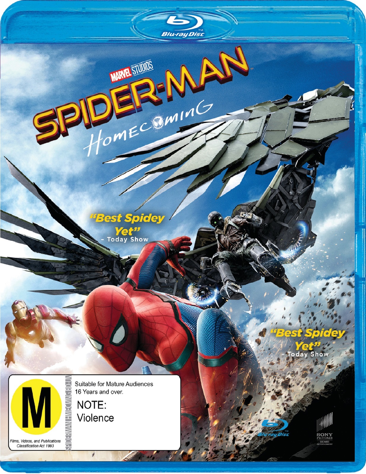 Spider-Man: Homecoming on Blu-ray