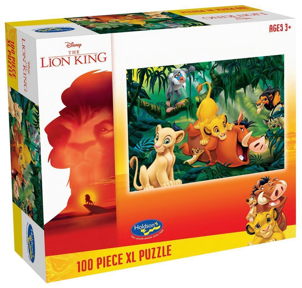 Holdson XL: 100 Piece Puzzle - Lion King (Jungle Fun) image